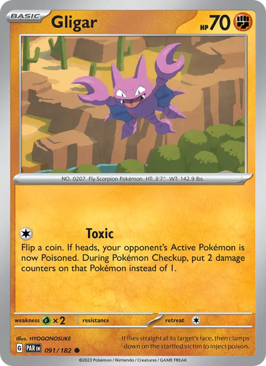 Gligar 91 Paradox Rift Pokesingles