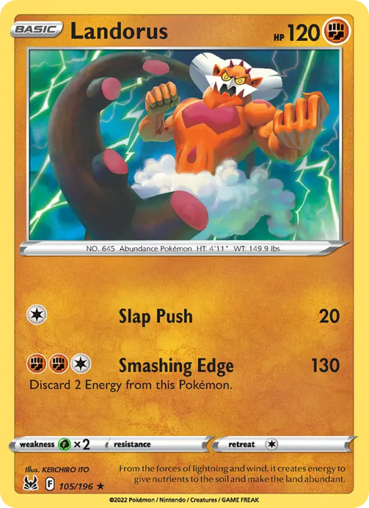Landorus 105 Lost Origin Pokesingles