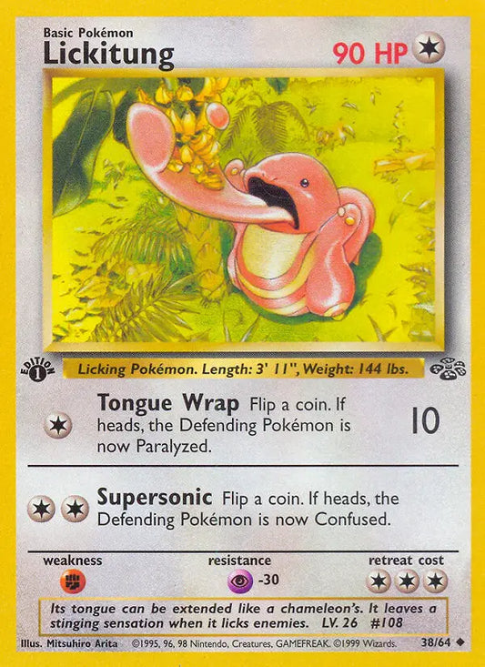 Lickitung 38 Jungle Pokesingles