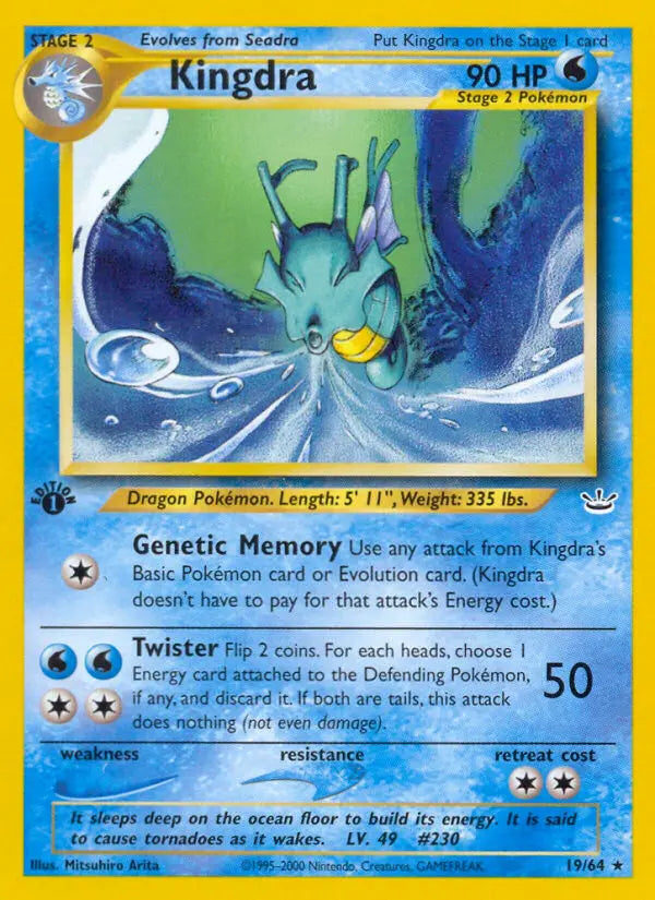 Kingdra 19 Neo Revelation Pokesingles