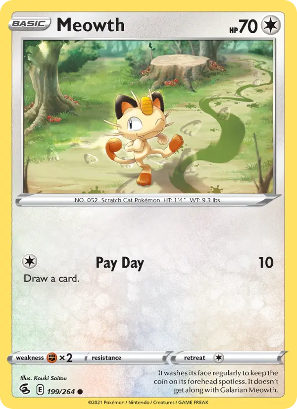 Meowth 199 Fusion Strike Pokesingles