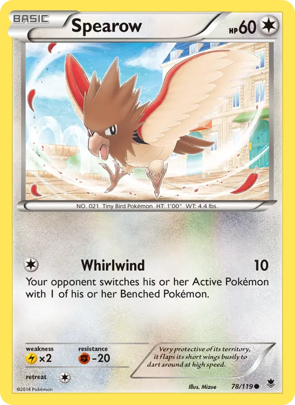 Spearow 78 Phantom Forces Pokesingles