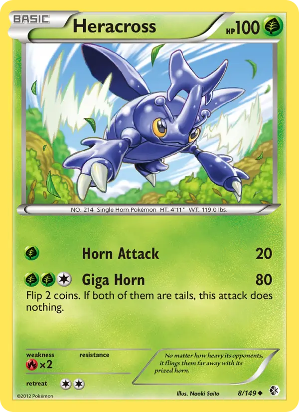 Heracross 8 Boundaries Crossed Pokesingles
