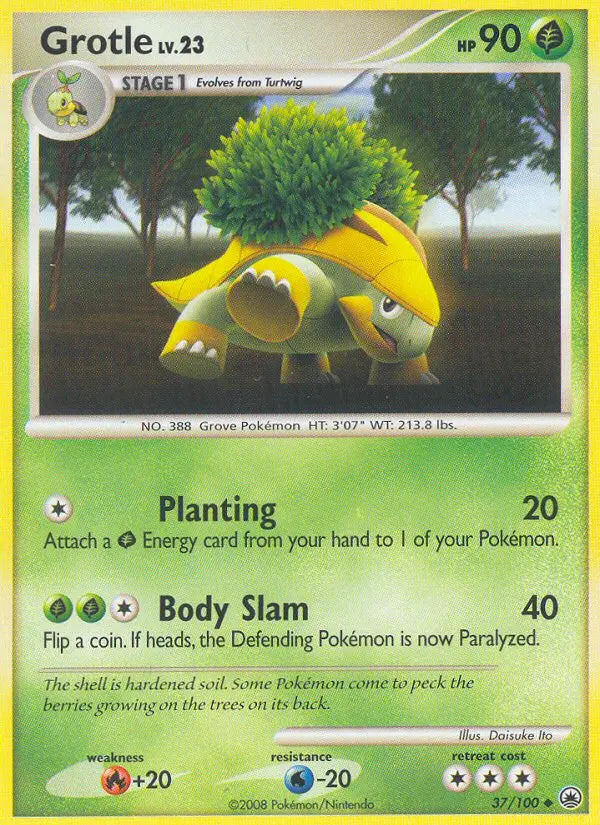 Grotle 37 Majestic Dawn Pokesingles