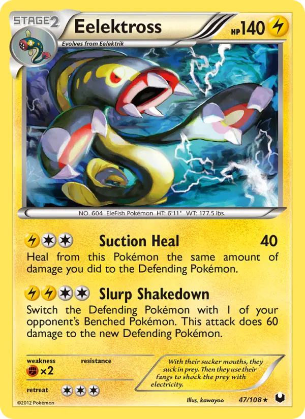 Eelektross 47 Dark Explorers Pokesingles
