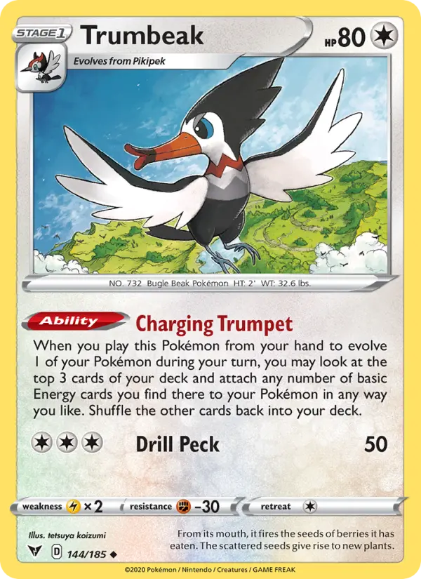 Trumbeak 144 Vivid Voltage Pokesingles