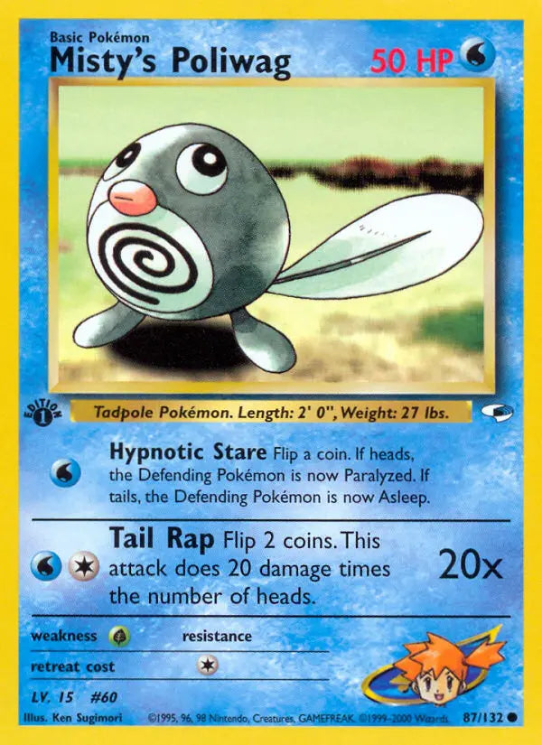 Misty's Poliwag 87 Gym Heroes Pokesingles