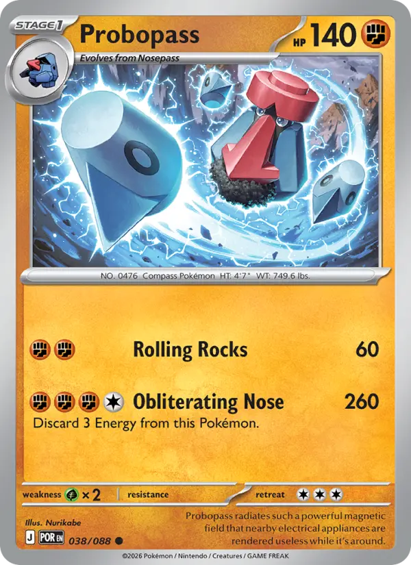 Probopass 38 Perfect Order Pokesingles