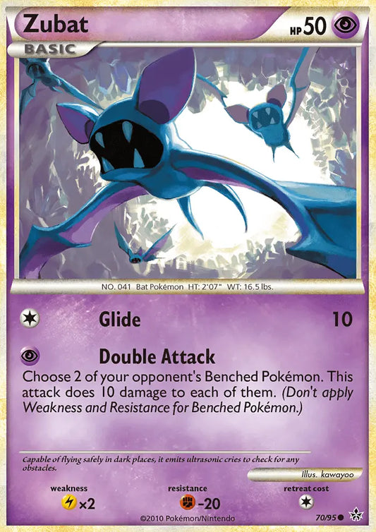 Zubat 70 Unleashed Pokesingles