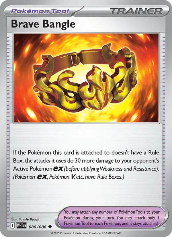 Brave Bangle 80 White Flare Pokesingles