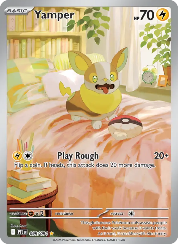 Yamper 99 Phantasmal Flames Pokesingles
