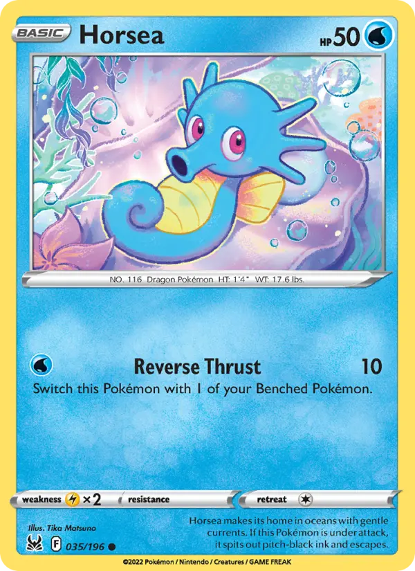 Horsea 35 Lost Origin Pokesingles