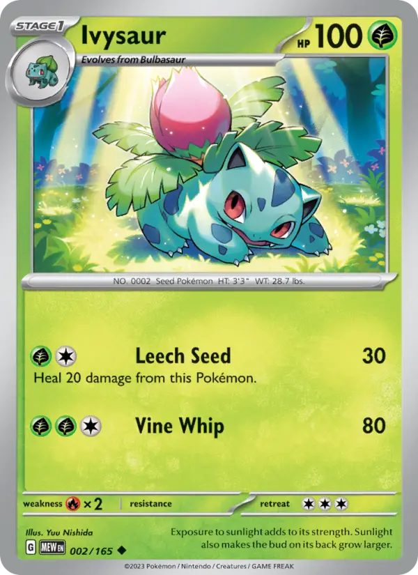 Ivysaur 2 151 Pokesingles