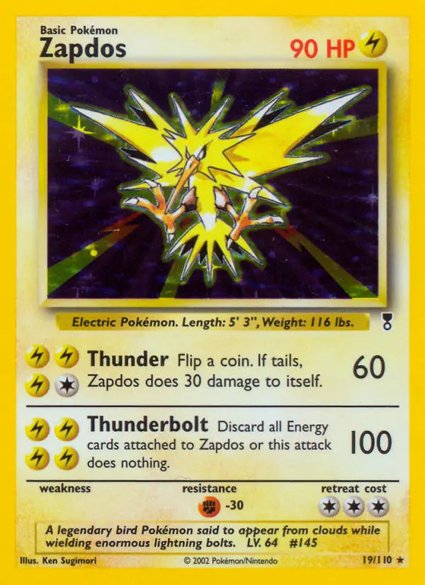 Zapdos 19 Legendary Collection Pokesingles