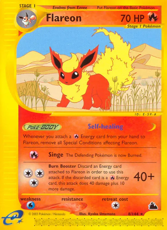 Flareon 8 Skyridge Pokesingles