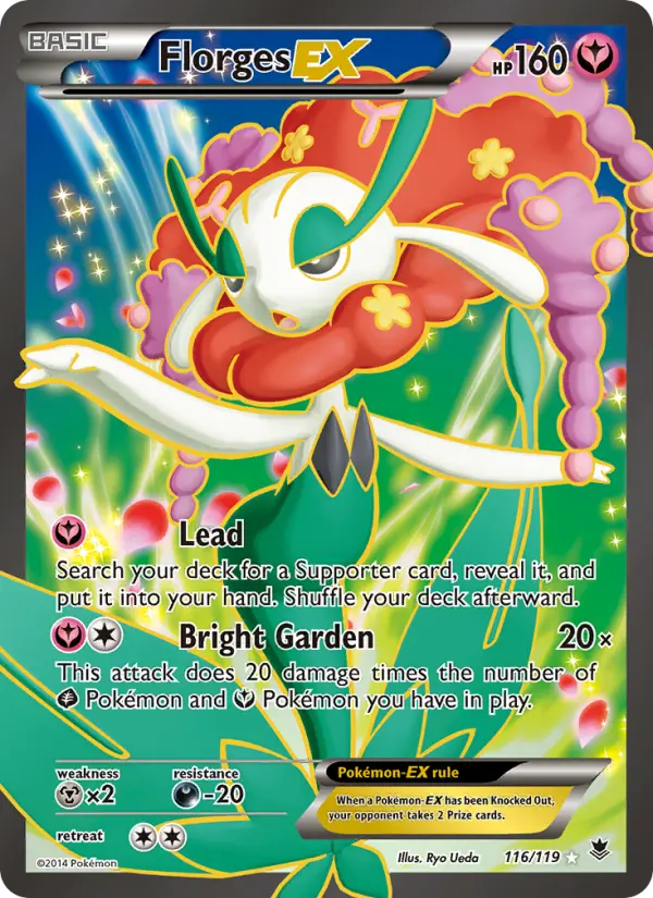 Florges EX 116 Phantom Forces Pokesingles