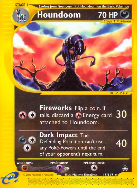 Houndoom 15 Aquapolis Pokesingles