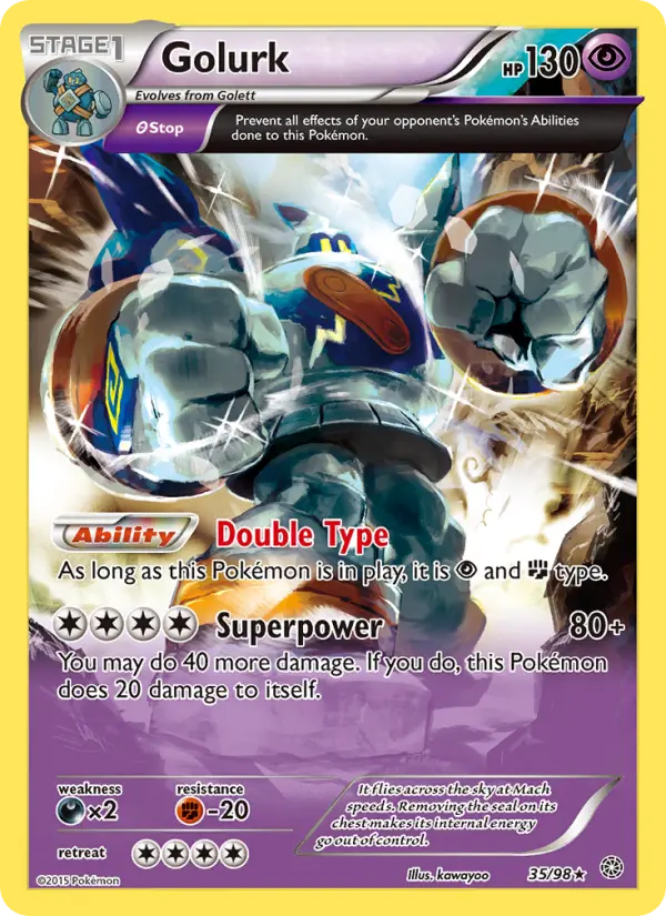 Golurk 35 Ancient Origins Pokesingles