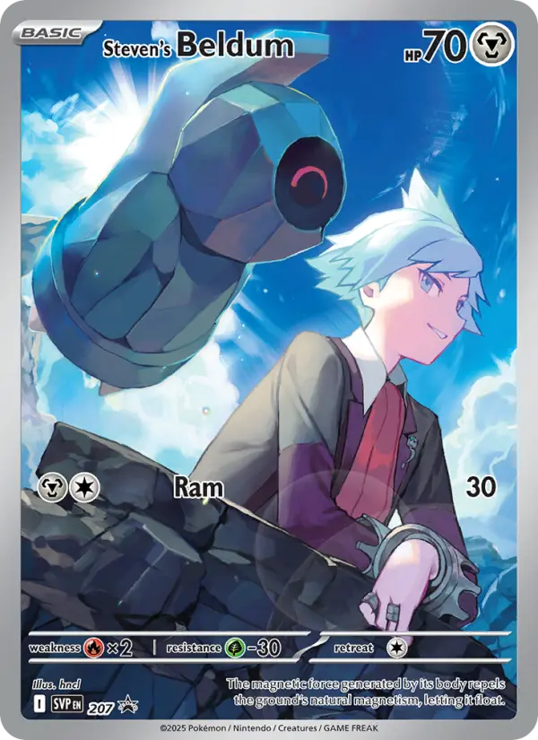 Steven's Beldum 207 SVP Black Star Promos Pokesingles