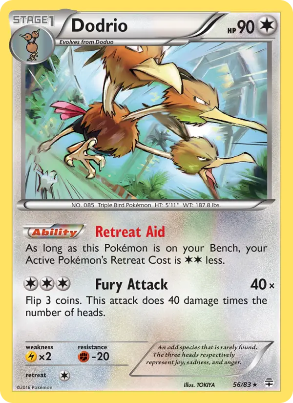 Dodrio 56 Generations Pokesingles