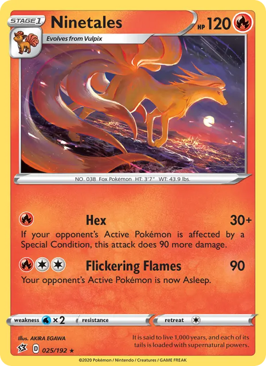 Ninetales 25 Rebel Clash Pokesingles