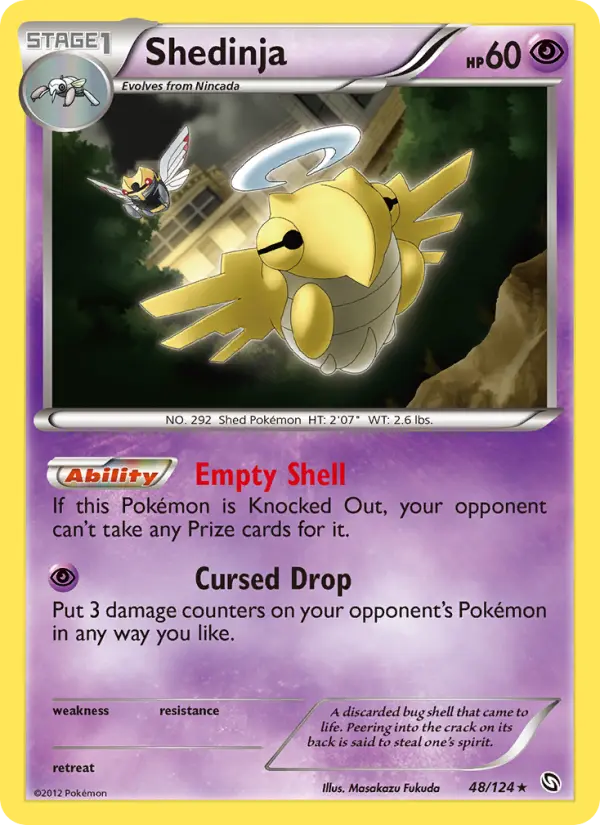 Shedinja 48 Dragons Exalted Pokesingles