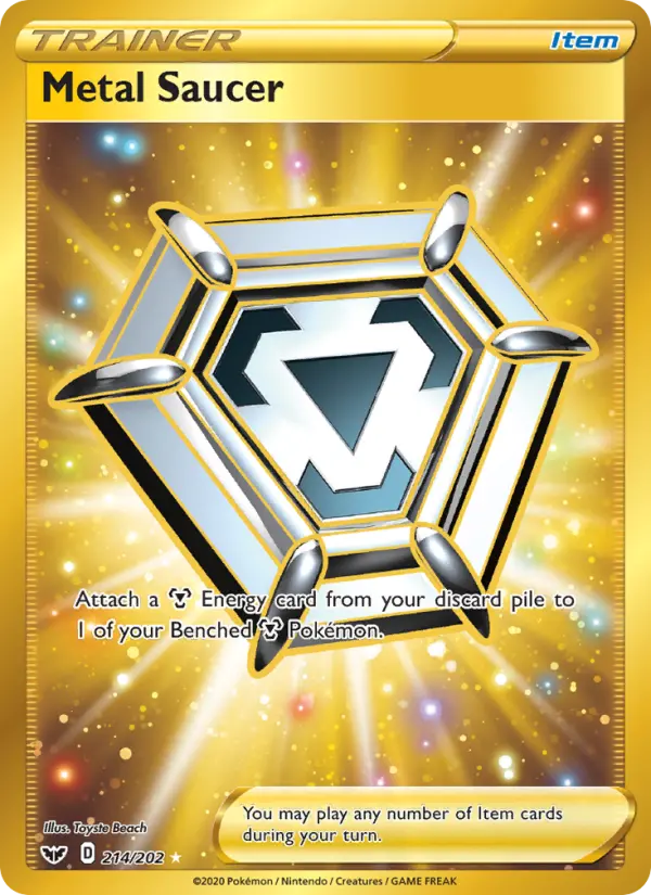 Metal Saucer 214 Sword & Shield Pokesingles