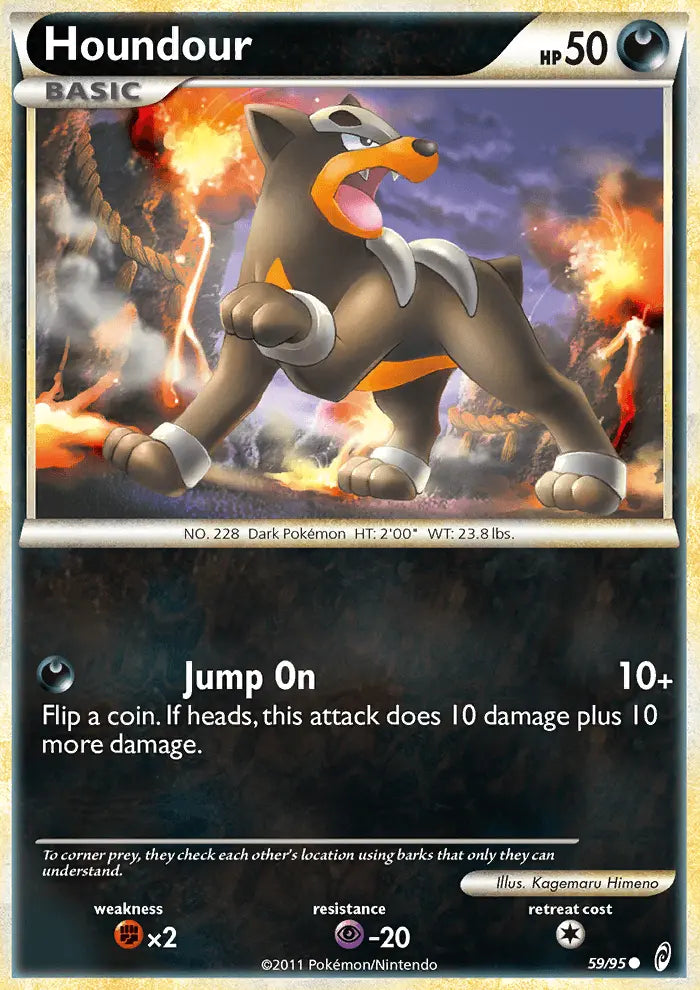 Houndour 59 Call of Legends Pokesingles