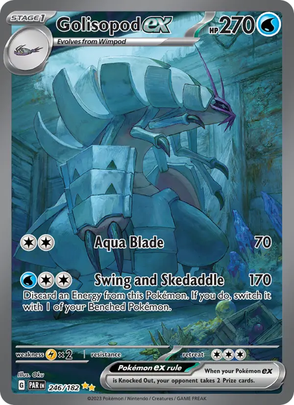 Golisopod ex 246 Paradox Rift Pokesingles