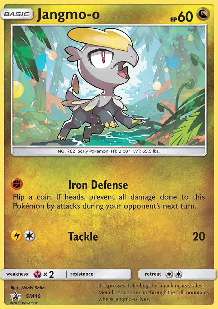 Jangmo-o SM40 SM Black Star Promos Pokesingles