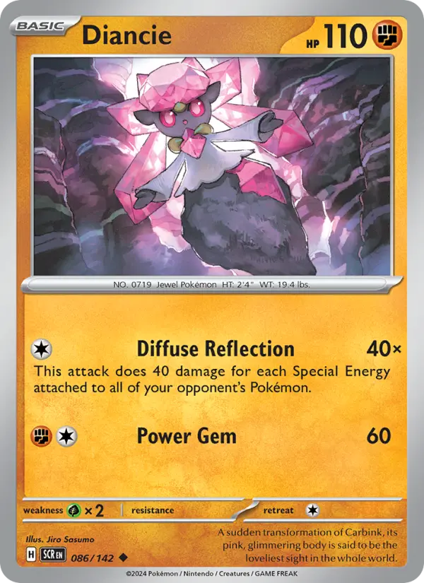 Diancie 86 Stellar Crown Pokesingles