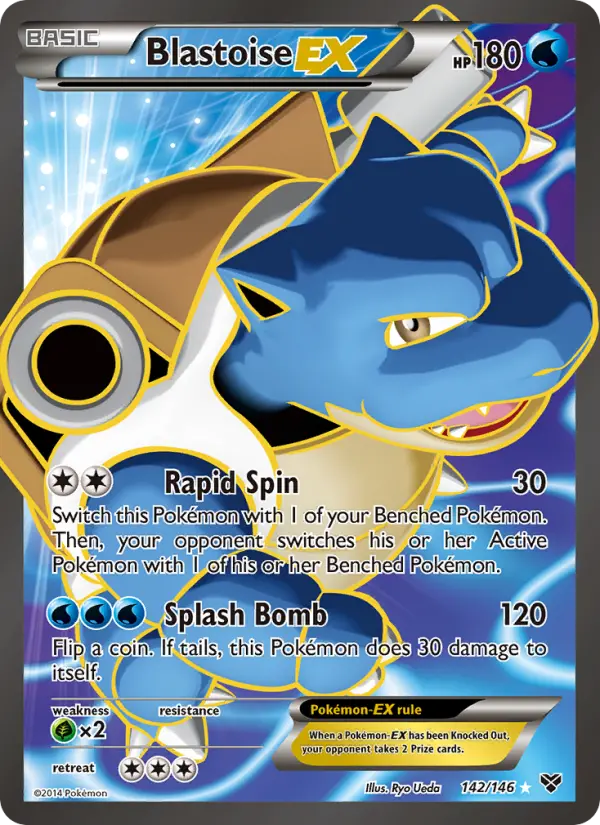 Blastoise EX 142 XY Pokesingles