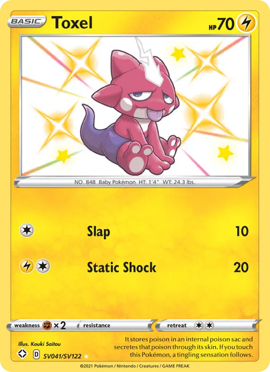 Toxel SV041 Shining Fates Pokesingles