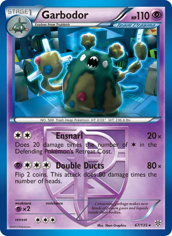 Garbodor 67 Plasma Storm Pokesingles