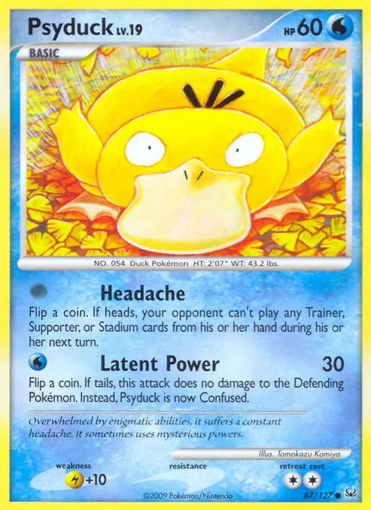 Psyduck 87 Platinum Pokesingles