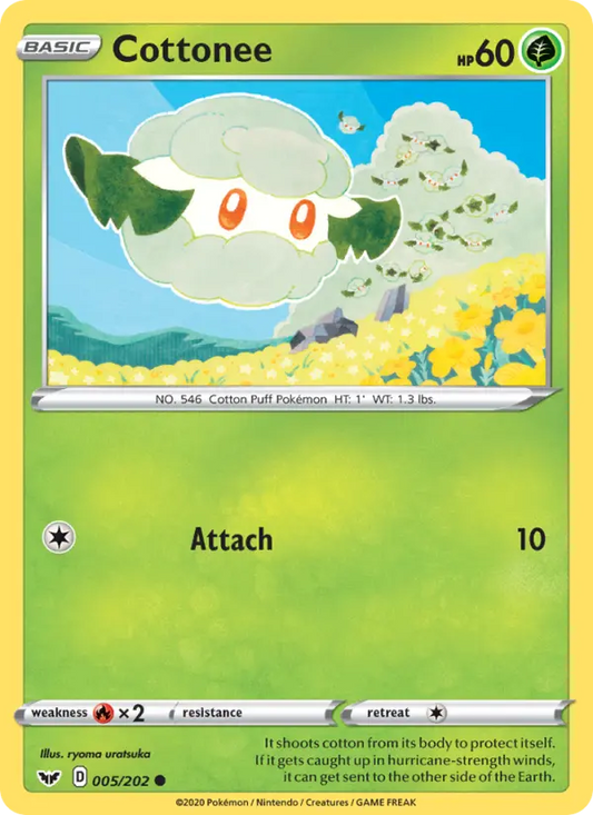 Cottonee 5 Sword & Shield Pokesingles