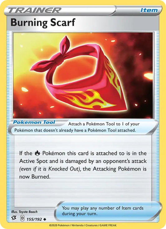 Burning Scarf 155 Rebel Clash Pokesingles