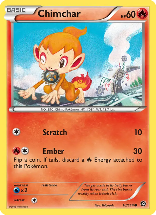 Chimchar 18 Steam Siege Pokesingles