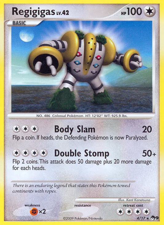 Regigigas 4 POP Series 9 Pokesingles