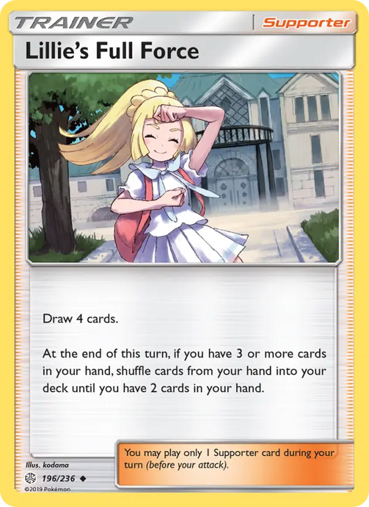 Lillie’s Full Force 196 Cosmic Eclipse Pokesingles