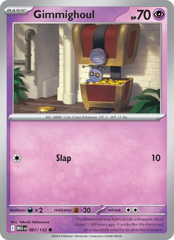 Gimmighoul 67 Mega Evolution Pokesingles