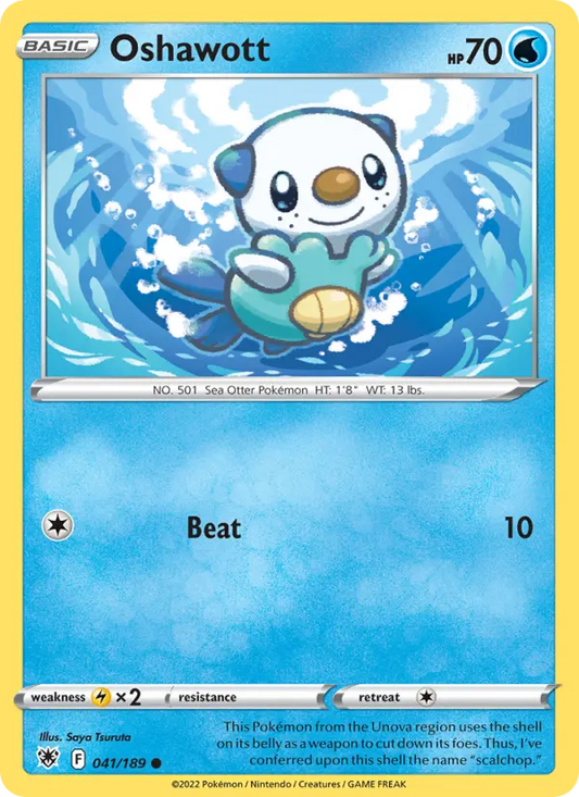 Oshawott 41 Astral Radiance Pokesingles