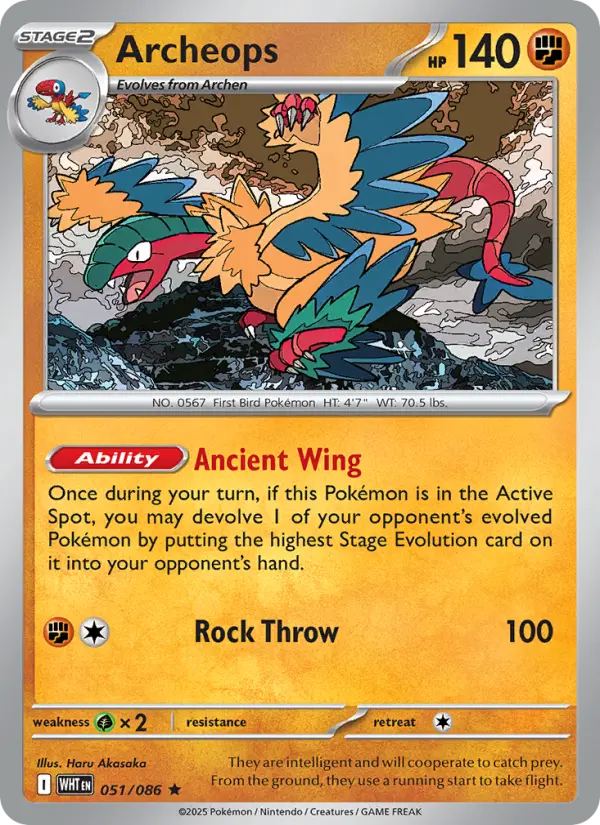 Archeops 51 White Flare Pokesingles