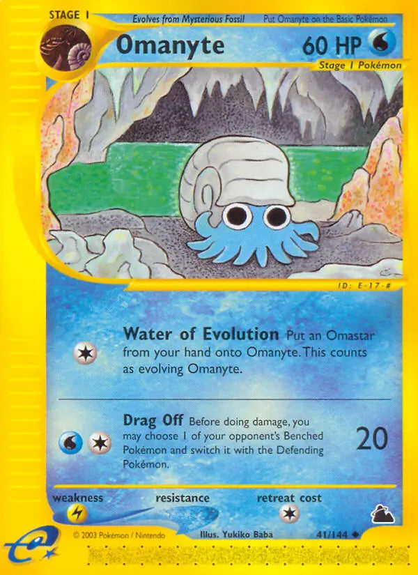 Omanyte 41 Skyridge Pokesingles