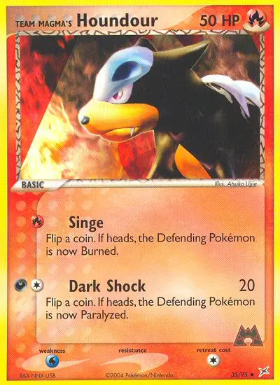 Team Magma's Houndour 35 Team Magma vs Team Aqua Pokesingles