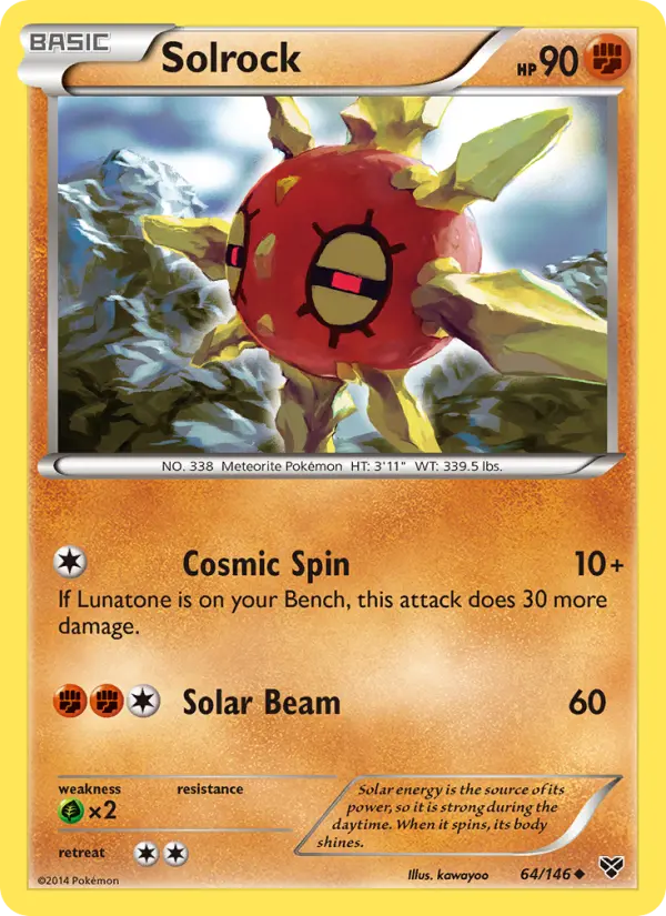Solrock 64 XY Pokesingles