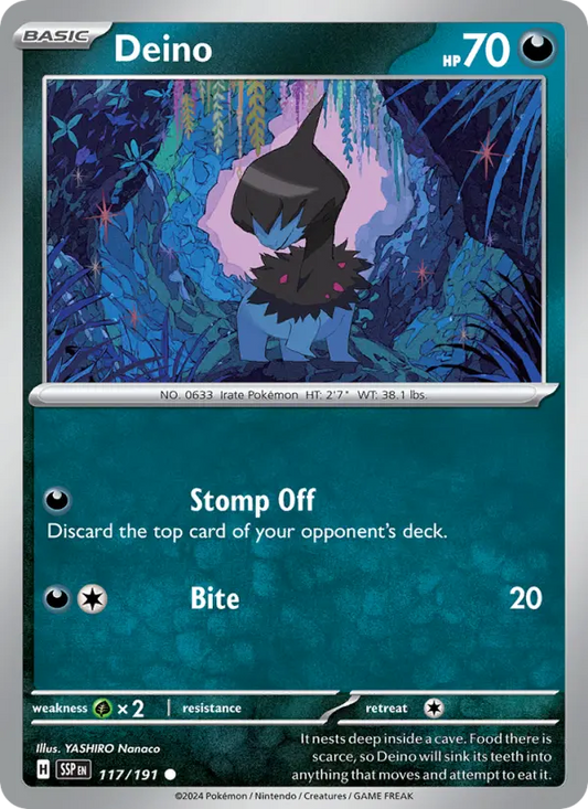 Deino 117 Surging Sparks Pokesingles