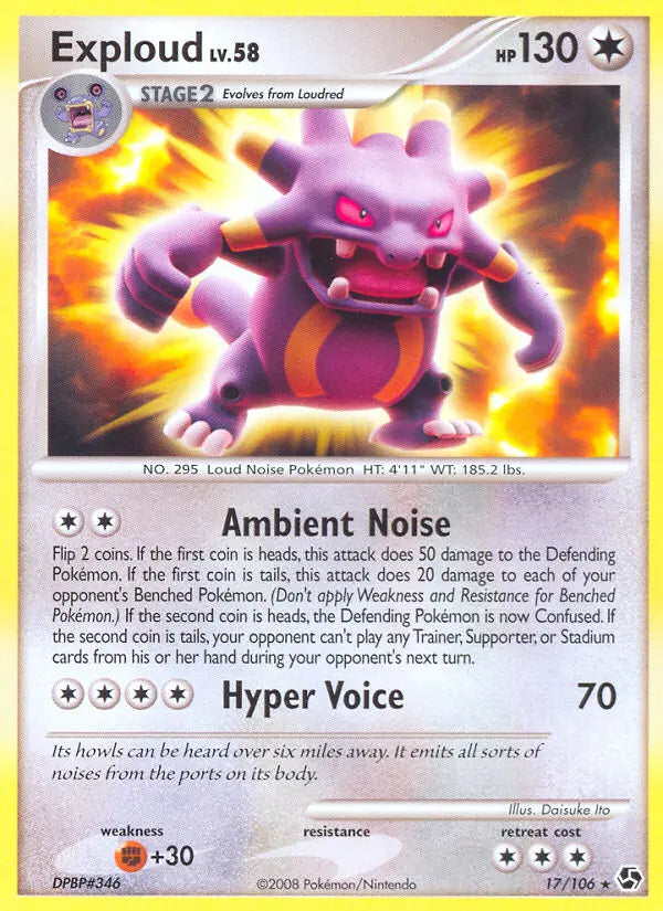 Exploud 17 Great Encounters Pokesingles