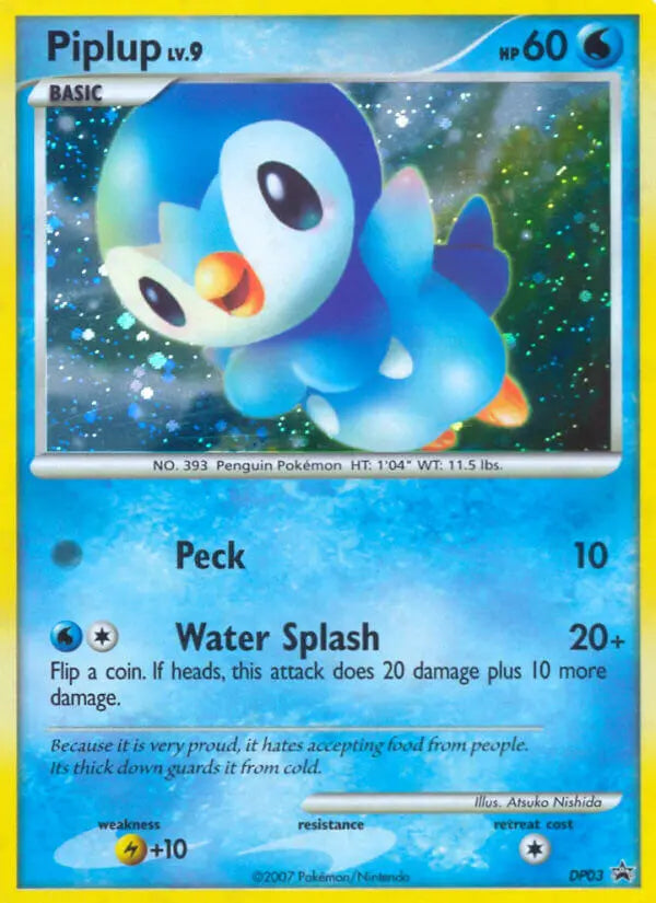 Piplup DP03 DP Black Star Promos Pokesingles