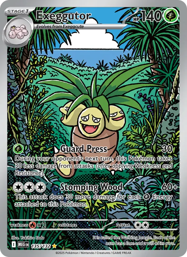Exeggutor 135 Mega Evolution Pokesingles